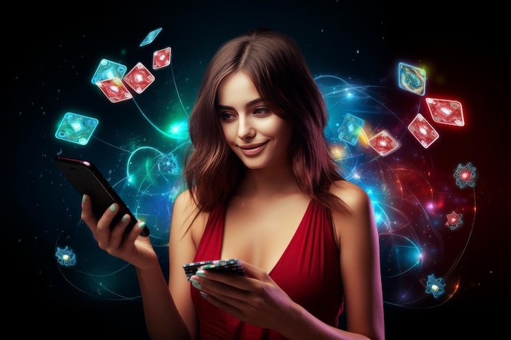 Ilustrasi permainan bertanggung jawab di platform hiburan modern